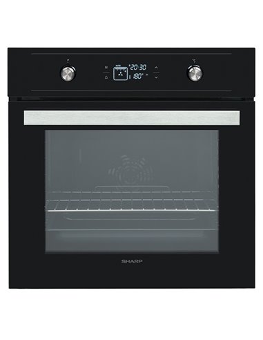 Электрический духовой шкаф Sharp K60V19BQMEU, Чёрный