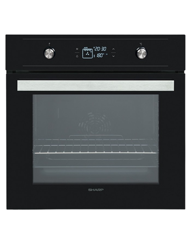 Электрический духовой шкаф Sharp K60V19BQMEU, Чёрный