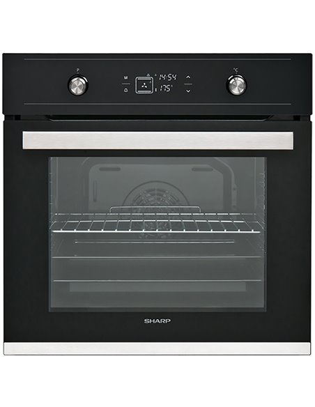 Электрический духовой шкаф Sharp K60V19BQMEU, Чёрный