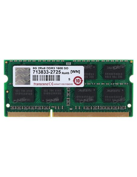 Memorie RAM Transcend TS1GSK64V6H, DDR3 SDRAM, 1600 MHz, 8GB