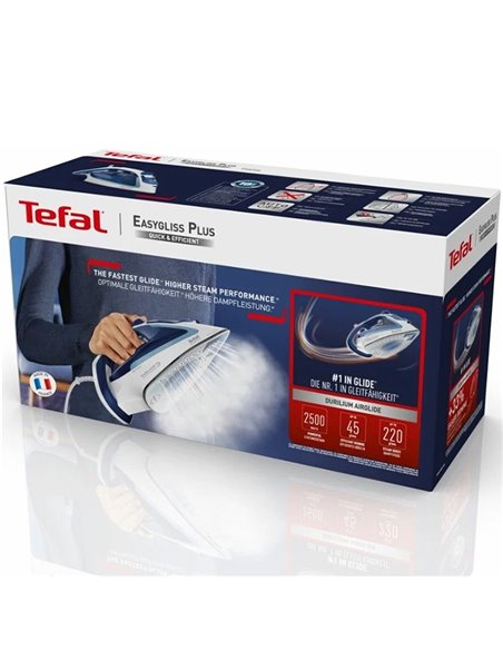 Утюг Tefal FV5736E0, 2500Вт, Синий Утюг Tefal FV5736E0, 2500Вт, Синий