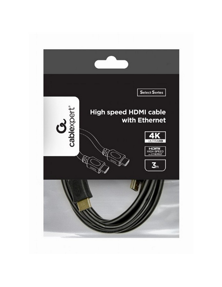 Видео кабель Cablexpert CC-HDMI4L-10, HDMI (M) - HDMI (M), 3м, Чёрный