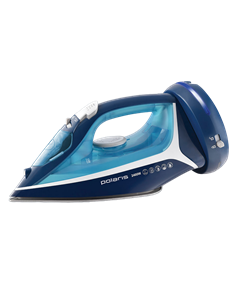 Утюг Polaris PIR 2444K, 2400Вт, Синий/Белый 2