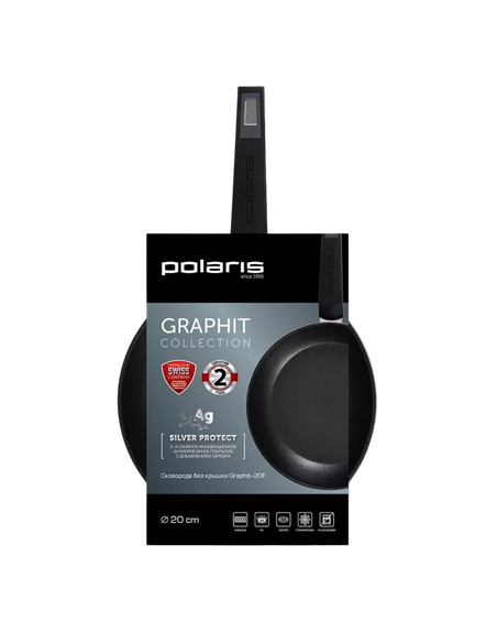 Tigaie Polaris Graphit-20F, 20cm, Grafit