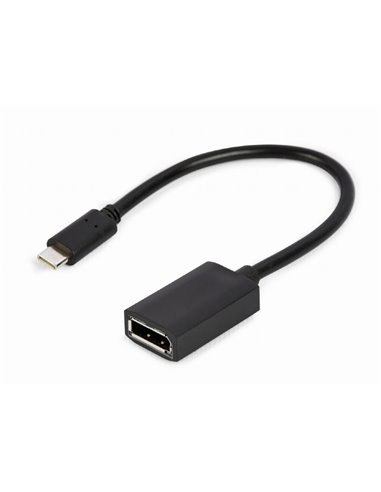 Cablu Video Cablexpert A-CM-DPF-02, USB 3.1 Type-C (M) - DisplayPort (F), 0.15 m, Negru