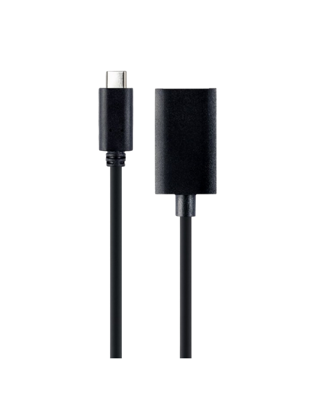 Cablu Video Cablexpert A-CM-DPF-02, USB 3.1 Type-C (M) - DisplayPort (F), 0.15 m, Negru