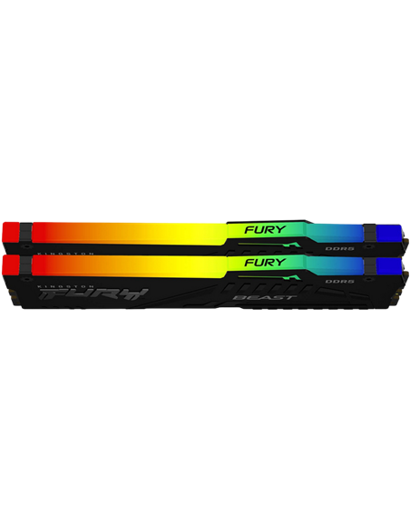 Оперативная память Kingston FURY Beast RGB, DDR5 SDRAM, 5600 МГц, 64Гб, KF556C36BBEAK2-64