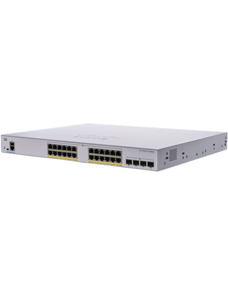 Сетевой коммутатор Cisco CBS350-24FP-4X, 24x 10/100/1000 Мбит/с