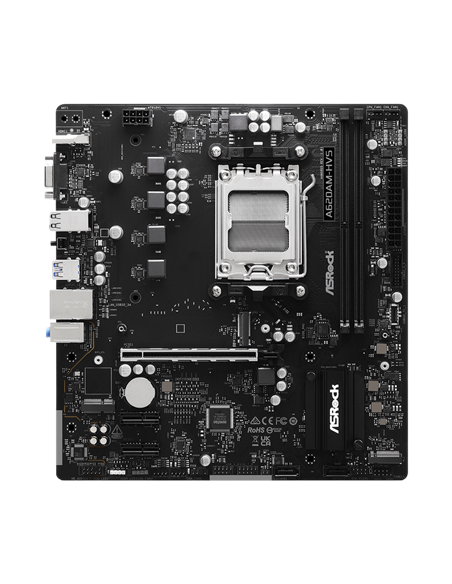Материнская плата ASRock A620AM-HVS, AM5, AMD A620A, Micro-ATX