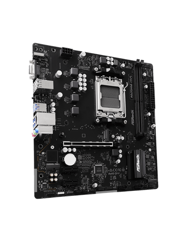 Материнская плата ASRock A620AM-HVS, AM5, AMD A620A, Micro-ATX