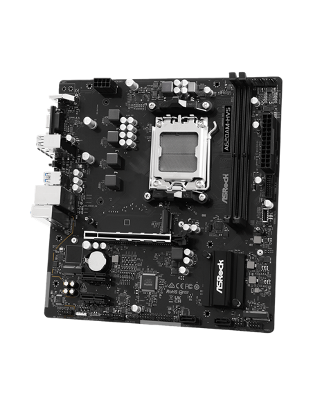 Материнская плата ASRock A620AM-HVS, AM5, AMD A620A, Micro-ATX