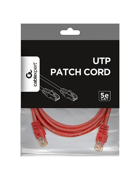 Патч-корд Cablexpert PP12-2M/RO, CAT5e UTP, 2м, Розовый