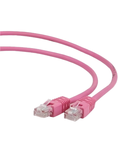 Патч-корд Cablexpert PP12-2M/RO, CAT5e UTP, 2м, Розовый