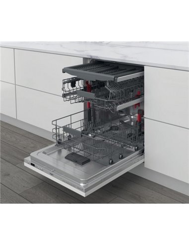 Mașină de spălat vase Whirlpool WIC 3C33 PFE, Argintiu