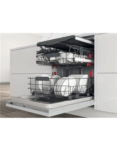 Mașină de spălat vase Whirlpool WIC 3C33 PFE, Argintiu