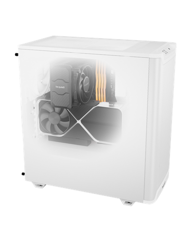Carcasă PC be quiet! Pure Base 501 Airflow, Midi-Tower, Fără PSU, Alb