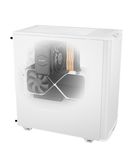 Компьютерный корпус be quiet! Pure Base 501 Airflow, Midi-Tower, Без блока питания, Белый