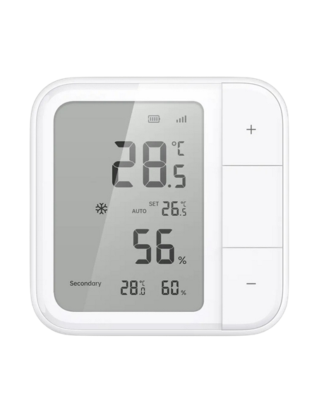 Smart senzor de temperatura și umiditate AQARA W100, Alb
