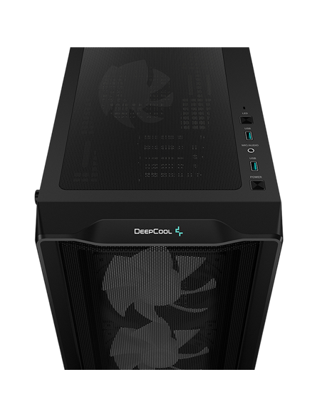 Carcasă PC Deepcool CC560 Mesh V2, Midi-Tower, Fără PSU, Negru Carcasă PC Deepcool CC560 Mesh V2, Midi-Tower, Fără PSU, Negru