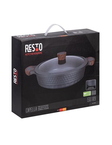 Cratița RESTO 93506, 28cm, Negru