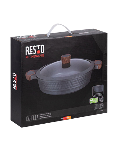 Cratița RESTO 93506, 28cm, Negru