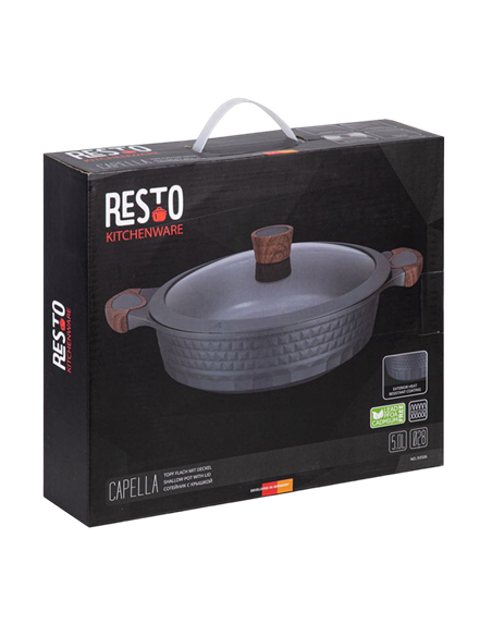 Cratița RESTO 93506, 28cm, Negru