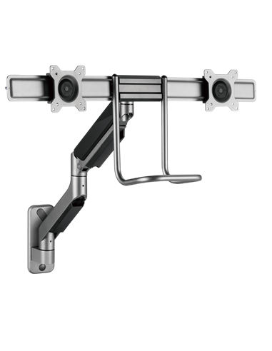 Suport înclinat pe perete Gembird MA-WA2-02, Gri
