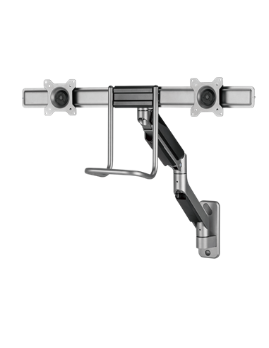 Suport înclinat pe perete Gembird MA-WA2-02, Gri