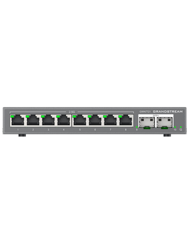Сетевой коммутатор Grandstream GWN7721, 8x 2.5Gigabit Ethernet