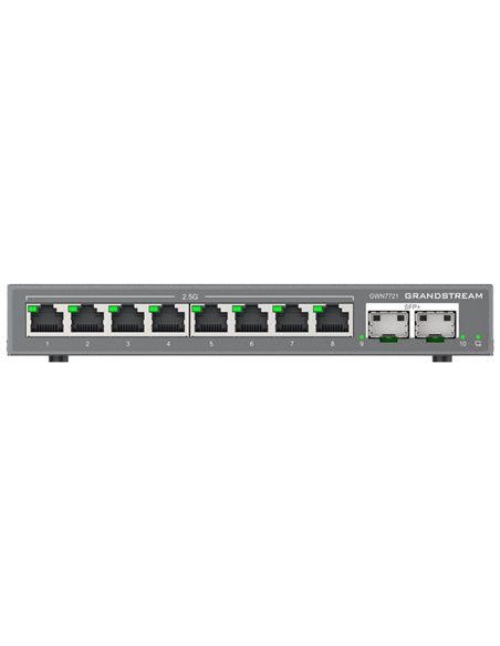 Сетевой коммутатор Grandstream GWN7721, 8x 2.5Gigabit Ethernet