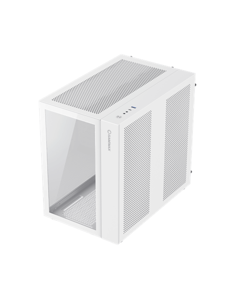Carcasă PC Gamemax Infinity, Midi-Tower, Fără PSU, Alb