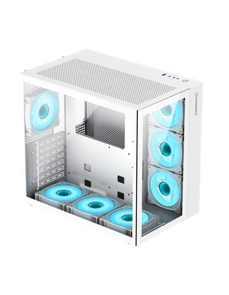 Carcasă PC Gamemax Infinity, Midi-Tower, Fără PSU, Alb