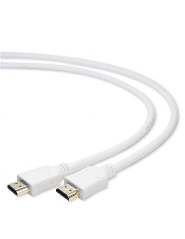 Cablu Video Cablexpert CC-HDMI4-W-6, HDMI (M) - HDMI (M), 1,8m, Alb