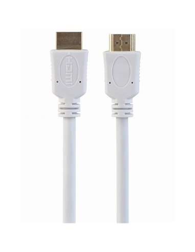Cablu Video Cablexpert CC-HDMI4-W-6, HDMI (M) - HDMI (M), 1,8m, Alb