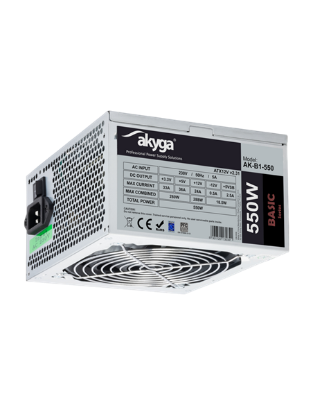 Sursă Alimentare PC Sohoo ATX-550W, 550W, ATX, Nemodular