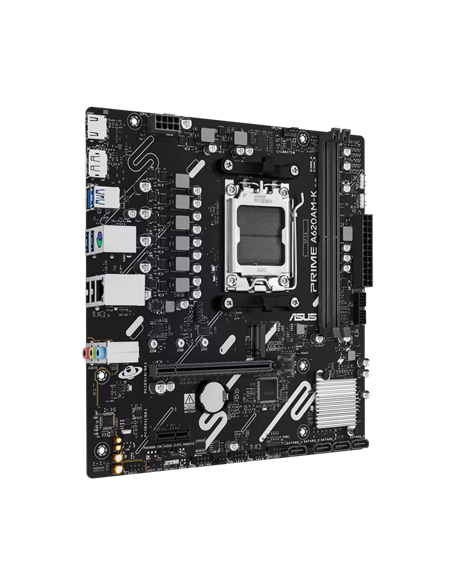 Материнская плата ASUS PRIME A620AM-K, AM5, AMD A620A, Micro-ATX