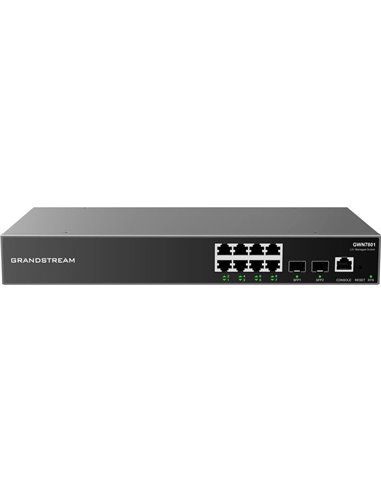 Сетевой коммутатор Grandstream GWN7801, 8x 10/100/1000 Мбит/с