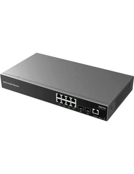 Сетевой коммутатор Grandstream GWN7801, 8x 10/100/1000 Мбит/с
