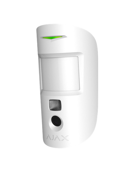 Detector de mișcare Ajax MotionCam, Alb