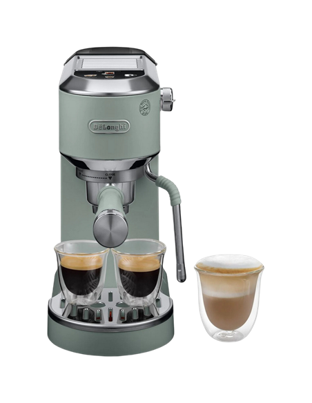 Cafetiera manuala DeLonghi EC890GR, 1450W, Verde