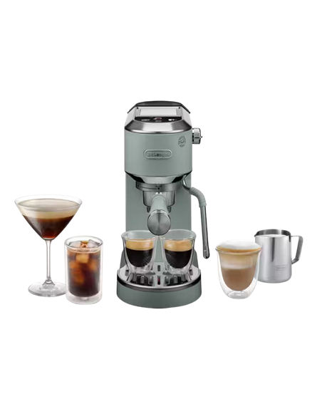 Кофеварка рожковая DeLonghi EC890GR, 1450Вт, Зелёный