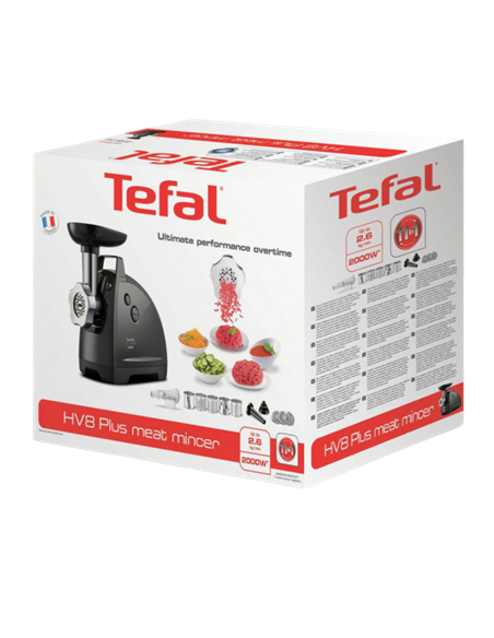 Mașină de tocat carne Tefal HV8 Plus 11in1 NE685, Negru