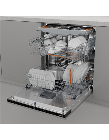 Mașină de spălat vase Gorenje GV673D63, Negru