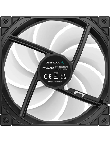 Вентилятор для ПК Deepcool FD14 ARGB, 140 мм