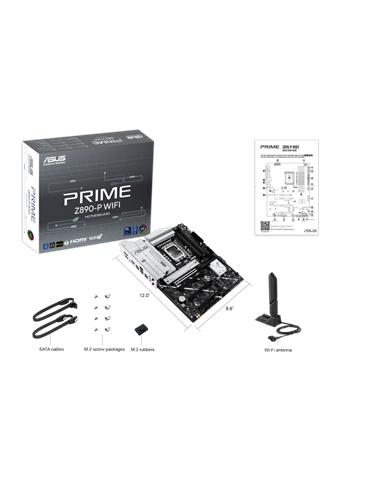 Материнская плата ASUS PRIME Z890-P WIFI, LGA1851, Intel Z890, ATX