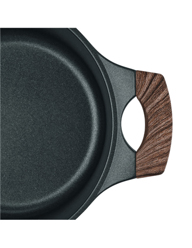 Cratiță RESTO 93901, 2,4L, 20cm, Negru