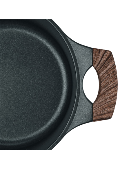 Cratiță RESTO 93901, 2,4L, 20cm, Negru