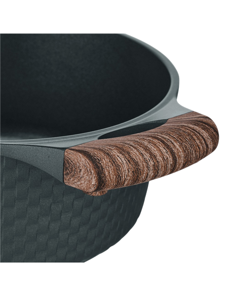 Cratiță RESTO 93901, 2,4L, 20cm, Negru