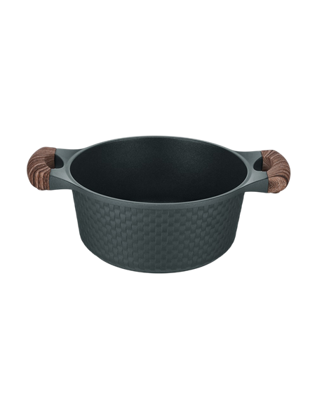 Cratiță RESTO 93901, 2,4L, 20cm, Negru