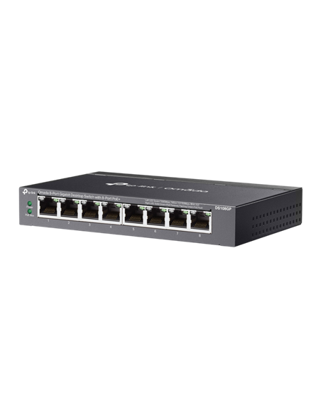 Сетевой коммутатор TP-LINK DS108GP, 8x IEEE 802.3af/at PoE+ Ports